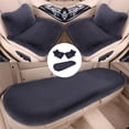 thumbnail image 1 of HOARBOEG 5 Sets Car Front Seat Cushion Soft Warm Faux Rabbit Winter Auto Seat Cover Plush Vehicle Seat Protector Pad With Non-Slip Backing Car Accessories, 1 of 5