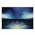 thumbnail image 1 of Basketball Cutting Board, Basketball Arena Court with Fans and Competition Theme Game Excitement Print, Decorative Tempered Glass Cutting and Serving Board, Small Size, Navy Black, by Ambesonne, 1 of 1