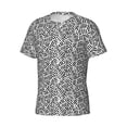 thumbnail image 5 of Vsdgher Weave Geometric Print Men's Dry Fit Mesh Athletic Shirts Moisture Wicking Tennis T-Shirt Tops, 5 of 9
