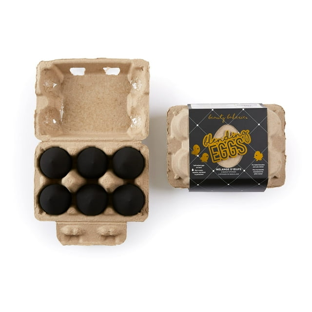 Beauty Bakerie Blending Egg Beauty Esponja Fundación Maquillaje Mezcla Esponja Negro 6 Esponjas De Maquillaje
