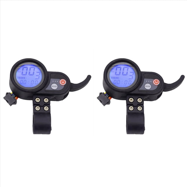 2X para JP Display Controlador Sin Escobillas de Motor de 36 V-60 V Panel de Pantalla LCD Acelerador de Pulgar para Scooter Eléctrico FLJ T11 T113, B