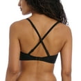 thumbnail image 3 of Freya Jewel Cove Convertible Underwire Bralette Bikini Top (7239),32F,Plain Black, 3 of 4