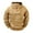 Beige, variant on Men's Zipper Hoodie Half Zip Pullover with Kangaroo Pocket Casual & Sporty Fleece Jacket for Outdoor, Fitness, Travel