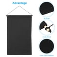 thumbnail image 3 of Uxcell 17" Length Enamel Pin Display Banner Blank Canvas Pin Banner Black, 3 of 5