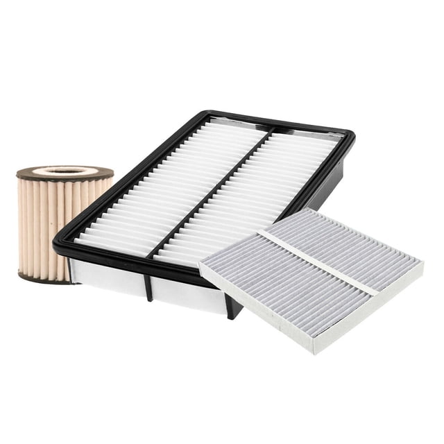 Kit De Filtro de Aire, Filtro de Aceite Sintético y Filtro de Cabina 3 PIEZAS Compatible con Mazda 6 L4 2.3L DE 2003 A 2008