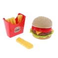 thumbnail image 4 of Kid Pretend Set Meal - Deliciosos chips de hamburguesa en capas Zulema Juguete para niños, 4 of 8