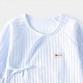 thumbnail image 4 of CAUYDY Baby Boy Going Home Outfit Newborn 3 6 9 12 18 24 Months Preemie Girls Romper Infant Long Sleeve Sleepers Fall Winter Pajamas Clothes Sizes 0-1 Months,Blue, 4 of 4