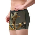 thumbnail image 2 of Fuzoiu Surreal Weightlifting Snail Print Men's Ultra Breathable Underwear,No Riding Up Boxer Briefs with ComfortFlexible Waistband-X-Large, 2 of 5