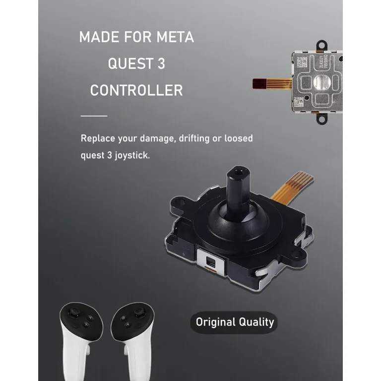BONAEVER 4 Pack Joystick Replacement Kit for Meta Quest 3
