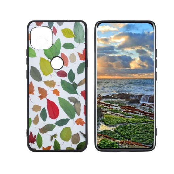 Compatible with Motorola G 5G Phone Case, Leaves-168 Case Men Women, Flexible Silicone Shockproof Case for Motorola G 5G