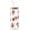 Floral, variant on Bella Mon Cheri Red Cherry Pattern 20 ounce Glass Bamboo Drinking Smoothing Travel Tumbler with Straw