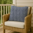 thumbnail image 5 of Creative Products Scribble Chevron Blue 20 x 20 Indoor / Outdoor Pillow, 5 of 8