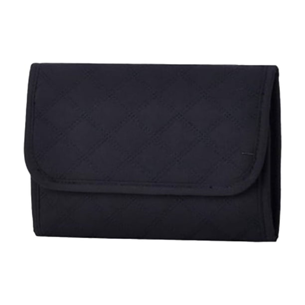 Bolsa enrollable para guardar joyas, plegable, portátil, para viajes, organizador de pendientes, de fibra de poliéster