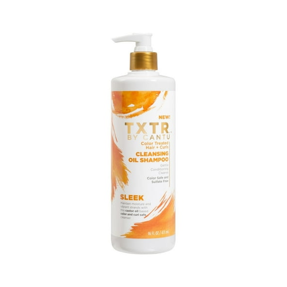 Cantu Txtr Cleansing Oil Shampoo Sleek 16 Oz.