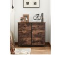 thumbnail image 5 of SONGMICS Commode pour Chambre, Commode à Tiroirs, Commode à 6 Tiroirs, Commode en Tissu pour Garde-Robe avec Cadre en Métal, Adulte, 5 of 5