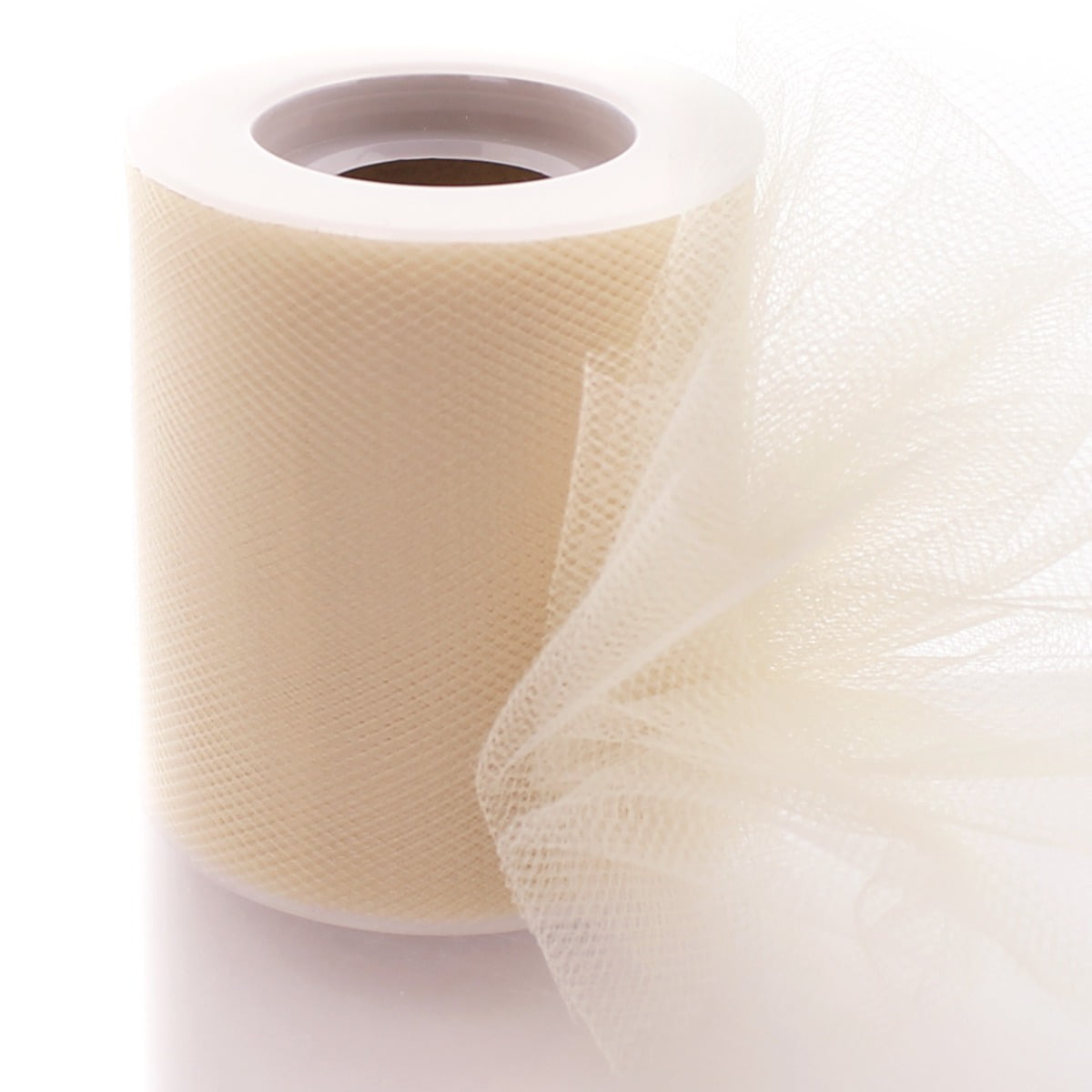 X 20 Yards White Tulle Fabric Roll Bolt Tulle Ribbon For - Temu