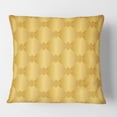 thumbnail image 2 of Designart Golden Geometric I' Mid-Century Modern Throw Pillow - 16x16, 2 of 2