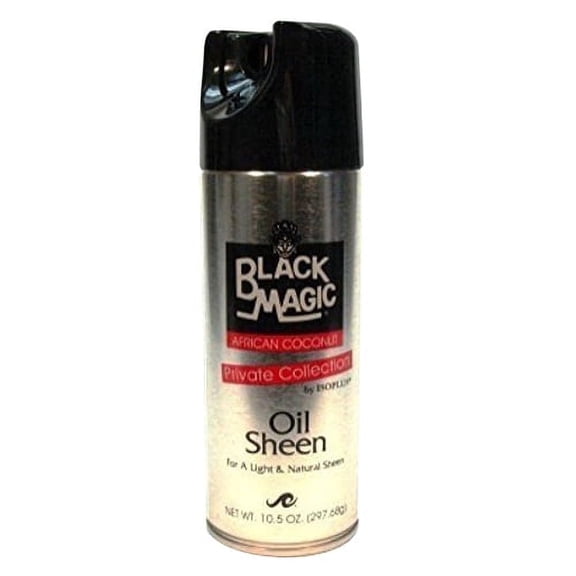 Black Magic African Coconut Oil Sheen For Natural and Chemically Relaxed Hair, 10.5 oz