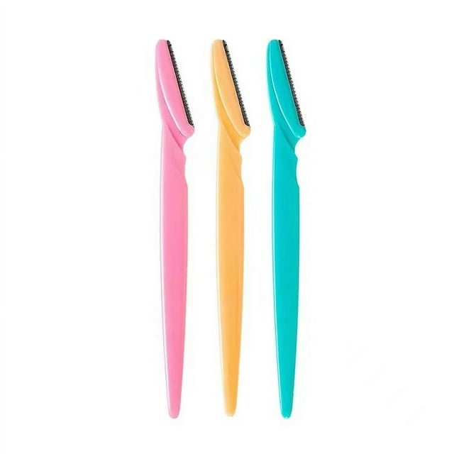3 recortadoras de cejas, afeitadoras faciales para mujeres, maquinilla de afeitar para cejas, afeitadora moldeadora, afeitadora facial para mujeres con cubierta de precisión, uso