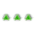 thumbnail image 4 of Guardoinrt Trio Set Trancheuse Déchiqueteur en Acier Inoxydable Julienne Multi Peel Zesters Râpe Outil de Cuisine Vert 3Set, 4 of 6