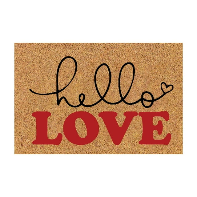 Love Heart Floor Mat Welcome Front Door Mat Holiday Mat Welcome Door Mat Polyester Door Mat Door Mat