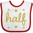 thumbnail image 3 of Inktastic Half Birthday 1/2 Photo Boys or Girls Baby Bib, 3 of 4