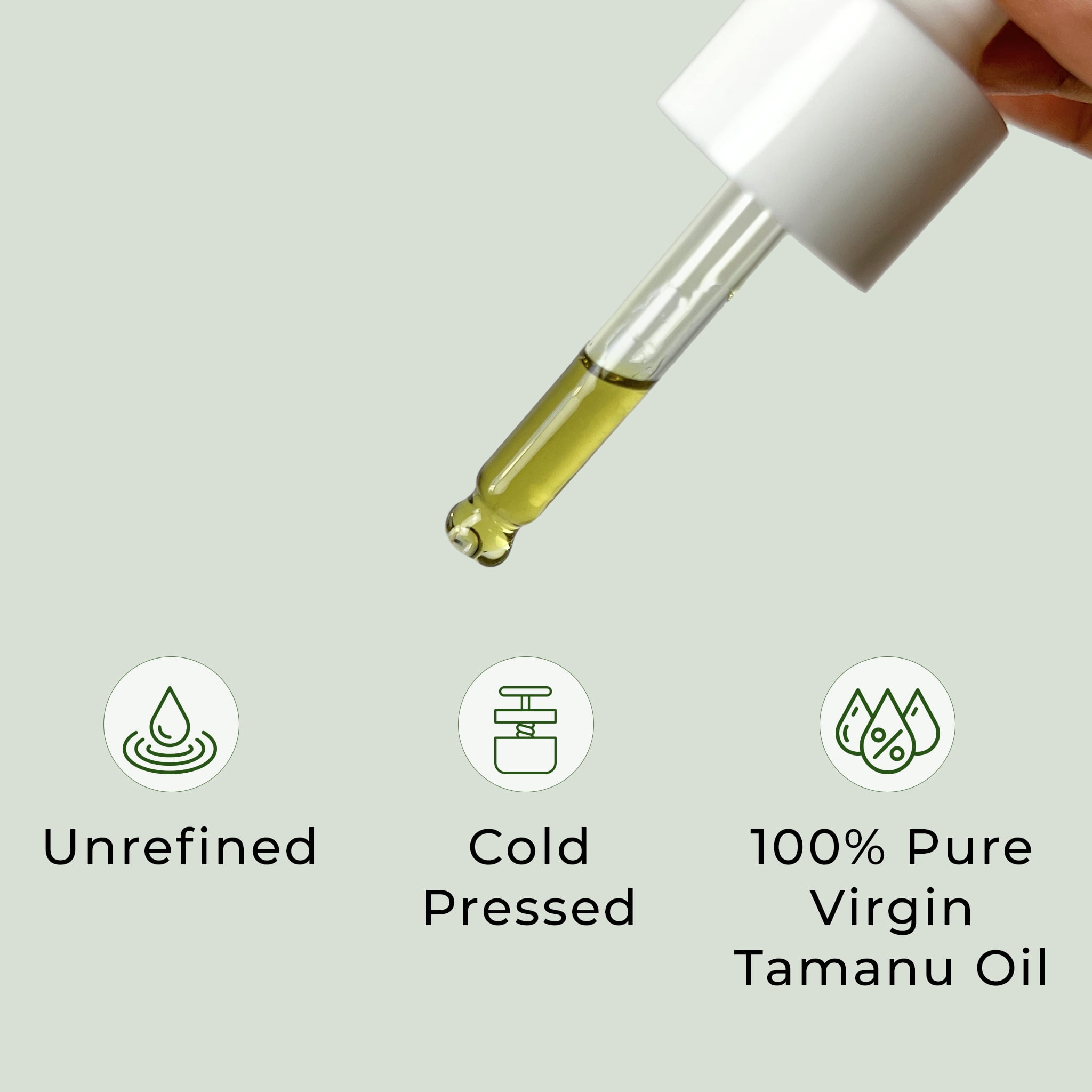 Organic Tamanu Oil | 100% Pure Cold-Pressed , Unrefined | For Face & Body | Deep Hydration