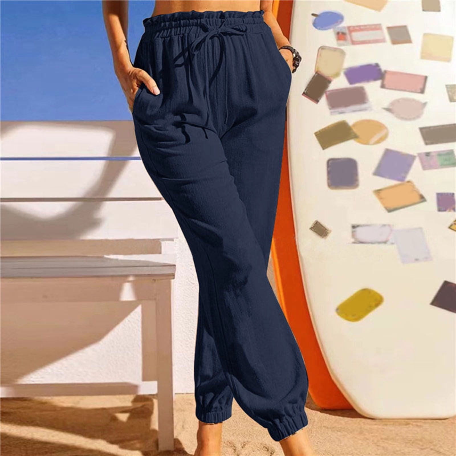 Vintage Cotton Linen Casual Pants: Comfortable & Stylish | Linions