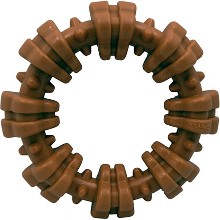 Nylabone Power Chew, Textured Dog Chew Ring Toy, Flavor Medley, X-Large/Souper - 50+ Lbs.