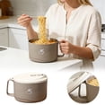 thumbnail image 2 of zhangmingg Stainless Steel Large Capacity Instant Bowl with Double Wall Thermal Insulation for Hot Meals and Leak Proof Kitchen Dining, 2 of 6