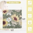 thumbnail image 3 of GZHJMY Sunflowers Seamless Baby Washcloths Set Newborn Bath Face Towel Cotton Reusable Wipes Towels Soft Highly Absorbent Pack of 3 Washcloths, 3 of 7
