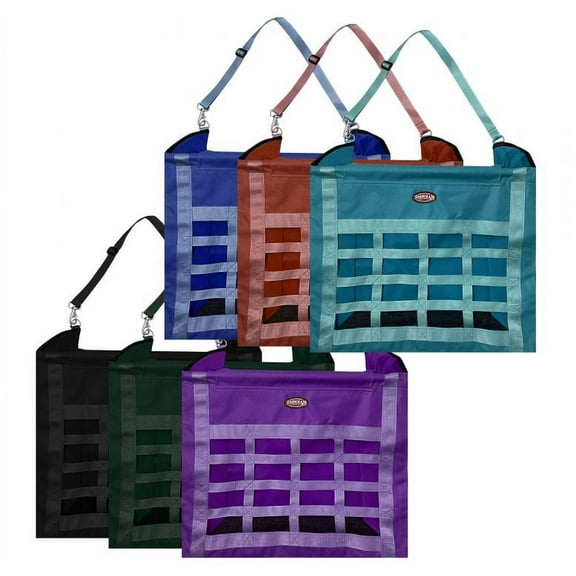 Showman Slow Feed Hay Bag w/ 16 Feeder Holes  (Black)