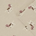 thumbnail image 6 of Woolrich 4-Piece Tan Dog Cotton Flannel Sheet Set, Twin, 6 of 10