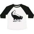 thumbnail image 3 of Inktastic Animals Cute Skunk Wasn't Me Boys or Girls Toddler T-Shirt, 3 of 5