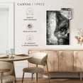 thumbnail image 5 of Elephant Stock Fox Face Black And White Wall Art - Vertical Canvas Wall Art - Living Room Wall Decor - Animal Canvas - Gray And Black Decor - 32" x 48", 5 of 8