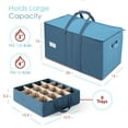 thumbnail image 5 of Hearth & Harbor Large Christmas Ornament Storage Box - Fits up to 124 Holiday Ornaments, 5 of 9