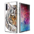 thumbnail image 1 of Mundaze Samsung Galaxy Note 10 Plus + Mosaic Tiger Face Design Double Layer Phone Case Cover, 1 of 1