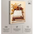 thumbnail image 2 of Little Bird with Fall Flowers Glam Canvas Fashion Art Print by Art Remedy, Gallery Wrapped, 36 x 54, 2 of 7