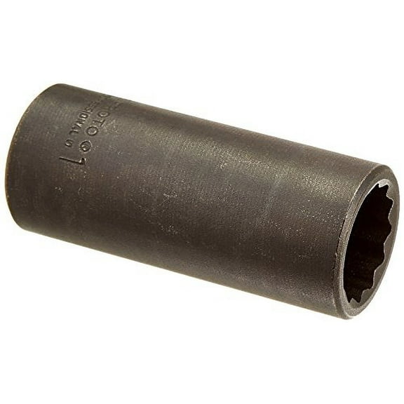Proto Torqueplus Deep Impact Socket 1/2", 1/2" Drive, 1", 12 Pts, EA (577-7332)