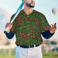 thumbnail image 5 of KLL Red Snake for Men's Baseball Shirts,Short Sleeve Casual Shirts Button Down Shirt for Men Beach Summer Wedding Shirt-, 5 of 7