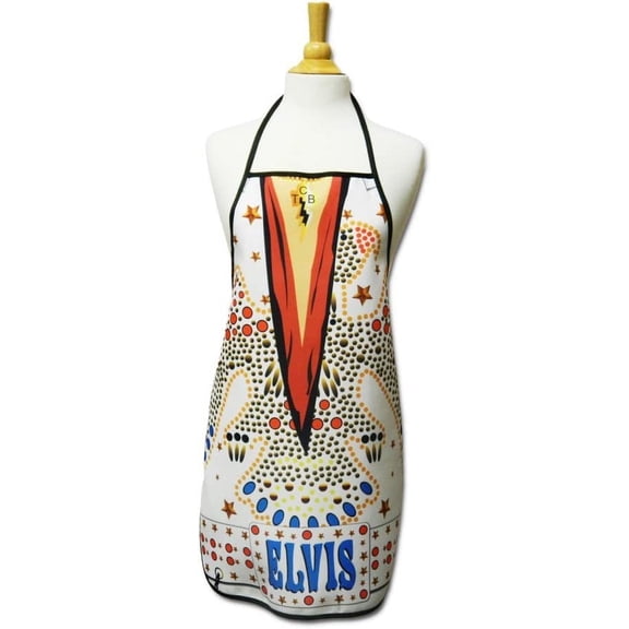 Midsouth Products Elvis Presley Apron White Jumpsuit