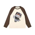 thumbnail image 1 of Camiseta de manga larga con diseño divertido de Sanrio Hello Kitty Hip Hop Splicing, ropa de calle para mujer, top de dibujos animados, tendencia gótica, tops emo Y 2k, 1 of 5