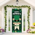 thumbnail image 4 of Decoraciones para el Día de San Patricio, Accesorios para el Día de San Patricio, Cubierta para Puerta del Día de San Patricio, Decoración para Exteriores de Irlanda, Bandera Vertical Colgante, Banner, 4 of 6