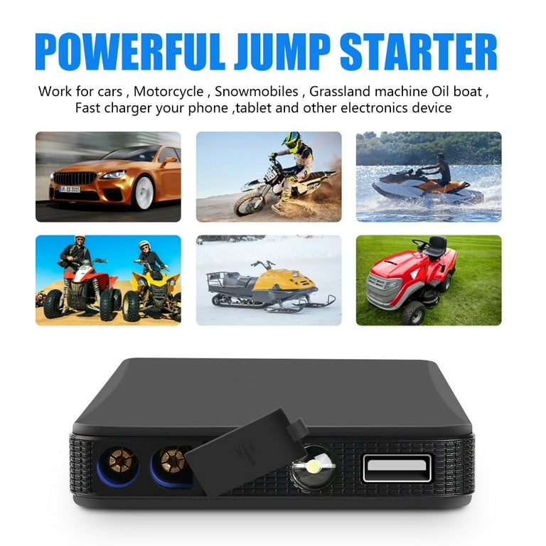 Auto Jump Starter 12V 20000mAh Poverbank für iPhone Xiaomi Handys Tablet  mit Taschenlampe Auto Notfall Start-up power Batterie