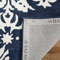 thumbnail image 4 of SAFAVIEH Bella Zlata Geometric Wool Area Rug, Navy/Ivory, 4' x 6', 4 of 8