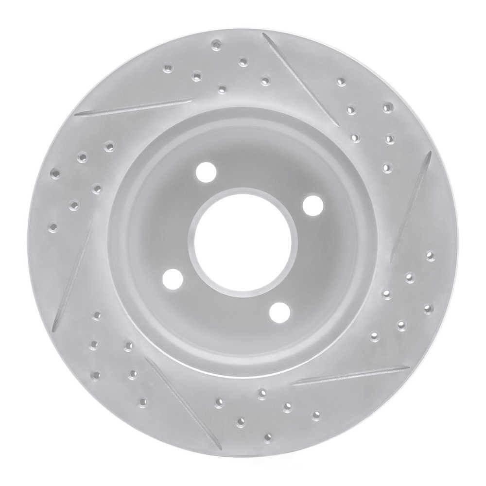 Dynamic Friction Company 830-67065L DFC Geoperformance Rotor - Drilled and Slotted