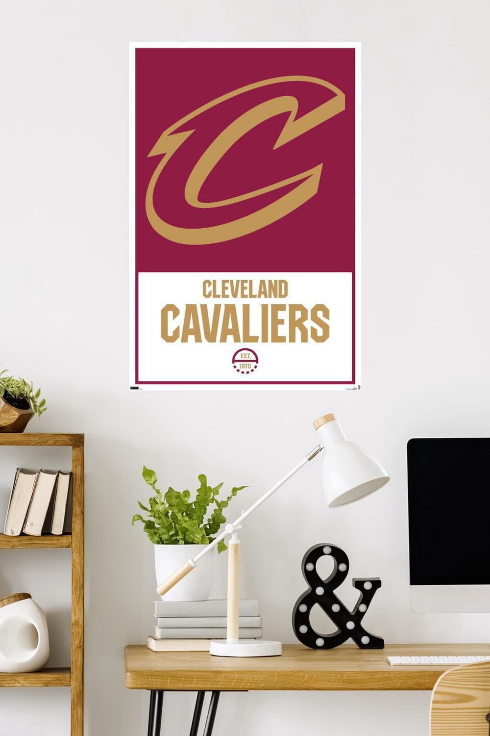 NBA Cleveland Cavaliers - Logo 21 Wall Poster, 22.375" x 34"