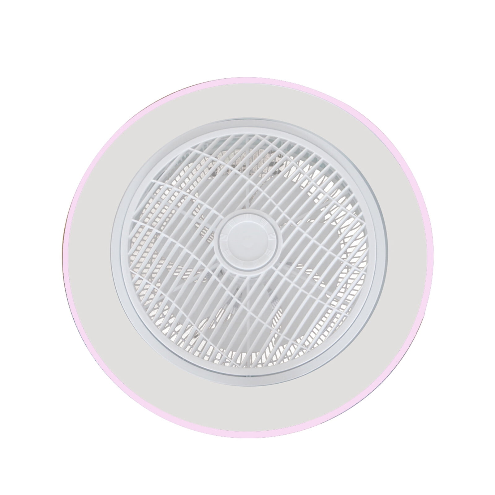 TFCFL Pink Ceiling Fan with LED Light Modern Fan Lamp For Kids Girls Room Bed Room with Remote