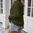 thumbnail image 5 of Cmfcve Womens Hoodies Oversized Hooded Sweatshirt Casual Long Sleeve Drawstring Pullover Tops, 5 of 7