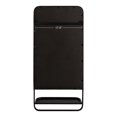 thumbnail image 4 of Kate and Laurel Vivek Wall Mirror with Shelf, Black 19x40, 4 of 9